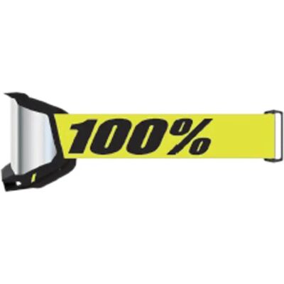 Lunettes 100% Accuri 2 Jaune Fluo - Lentille Argent Miroir - Publicité Lunettes 100% Accuri 2 Jaune Fluo - Lentille Argent Miroir - Publicité