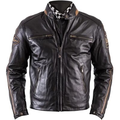 Blouson cuir moto rag Helstons ace Marron S Male - Publicité Blouson cuir moto rag Helstons ace Marron S Male - Publicité