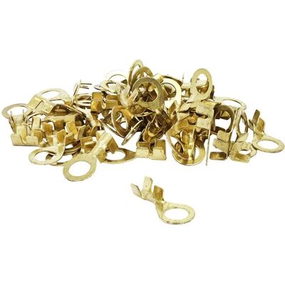 Cosses pour câble électrique moto laiton non isolée P2R (x50) Doré 10,2x32,4 mm Unisex - Publicité Cosses pour câble électrique moto laiton non isolée P2R (x50) Doré 10,2x32,4 mm Unisex - Publicité