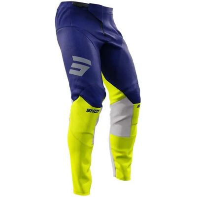 Pantalon de Cross Shot Contact Orange Bleu - Pantalon de motocross - Publicité Pantalon de Cross Shot Contact Orange Bleu - Pantalon de motocross - Publicité