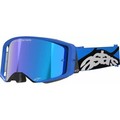 Lunettes moto cross Alpinestars Supertech Stream Bleu TU Unisex - Publicité Lunettes moto cross Alpinestars Supertech Stream Bleu TU Unisex - Publicité