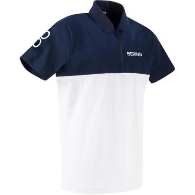 Polo Bering 2023 Blanc XL Male - Publicité Polo Bering 2023 Blanc XL Male - Publicité