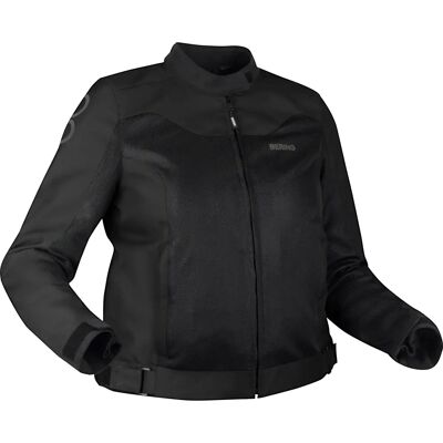Veste moto femme Bering Alias QS Noir 44 Tall Female - Publicité Veste moto femme Bering Alias QS Noir 44 Tall Female - Publicité