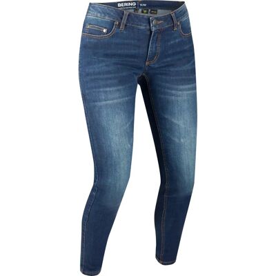 Jeans moto slim femme Bering Trust Bleu 44 Female - Publicité Jeans moto slim femme Bering Trust Bleu 44 Female - Publicité
