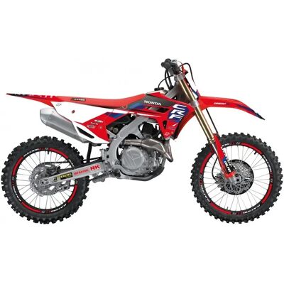 Kit décoration moto Blackbird Racing Dream Graphic 5 Chrome EFX Rouge TU Unisex - Publicité Kit décoration moto Blackbird Racing Dream Graphic 5 Chrome EFX Rouge TU Unisex - Publicité