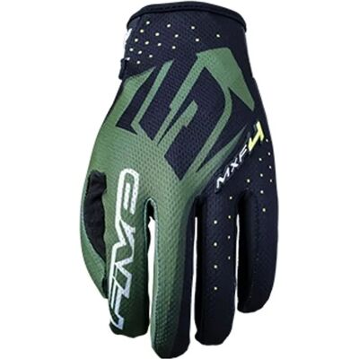 Gants moto cross Five MXF 4 Vert XL Unisex - Publicité Gants moto cross Five MXF 4 Vert XL Unisex - Publicité