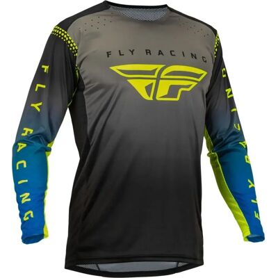 Maillot Fly Racing Lite Gris S Unisex - Publicité Maillot Fly Racing Lite Gris S Unisex - Publicité