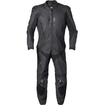 Combinaison moto cuir GMS Grc-1 Noir 102 Male - Publicité Combinaison moto cuir GMS Grc-1 Noir 102 Male - Publicité