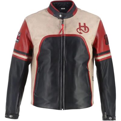 Blouson cuir moto Helstons Indianapolis Noir 4XL Male - Publicité Blouson cuir moto Helstons Indianapolis Noir 4XL Male - Publicité