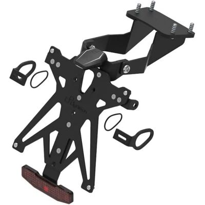 Support de plaque d'immatriculation réglable Lightech Yamaha R7 Noir TU Unisex - Publicité Support de plaque d'immatriculation réglable Lightech Yamaha R7 Noir TU Unisex - Publicité
