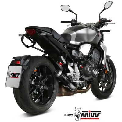 Silencieux Mivv MK3 en Acier Noir pour Honda CB 1000 R / NEO SPORTS CAFE 18-25 - Publicité Silencieux Mivv MK3 en Acier Noir pour Honda CB 1000 R / NEO SPORTS CAFE 18-25 - Publicité
