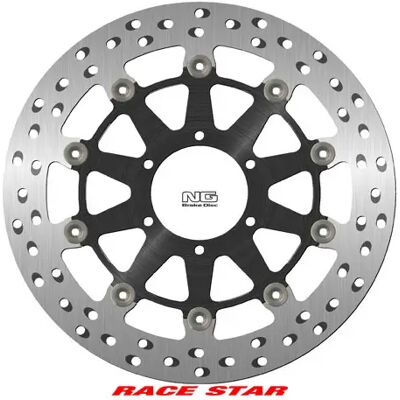 Disque de frein moto flottant NG Brake Disc Race Star DIS1857ZG Argenté 320 mm Unisex - Publicité Disque de frein moto flottant NG Brake Disc Race Star DIS1857ZG Argenté 320 mm Unisex - Publicité