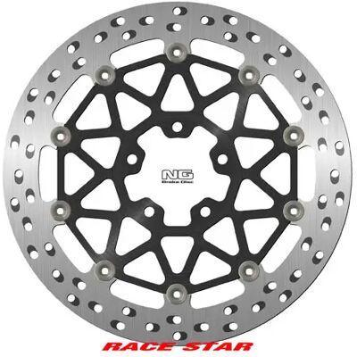 Disque de frein moto flottant NG Brake Disc Race Star DIS2032ZG Argenté 330 mm Unisex - Publicité Disque de frein moto flottant NG Brake Disc Race Star DIS2032ZG Argenté 330 mm Unisex - Publicité
