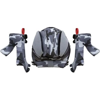 Intérieur casque moto Progrip 3180 - Gris - Publicité Intérieur casque moto Progrip 3180 - Gris - Publicité
