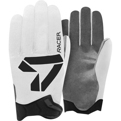 Gants moto été Racer MX Clutch Control Blanc Taille 7 Male - Publicité Gants moto été Racer MX Clutch Control Blanc Taille 7 Male - Publicité