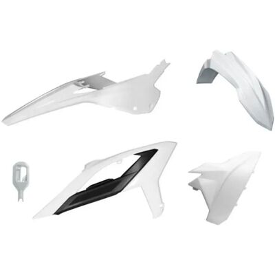 Kit décoration moto plastiques Racetech Beta (x4) Blanc TU Unisex - Publicité Kit décoration moto plastiques Racetech Beta (x4) Blanc TU Unisex - Publicité