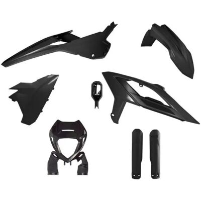 Kit décoration moto plastiques Racetech Beta (x6) Noir TU Unisex - Publicité Kit décoration moto plastiques Racetech Beta (x6) Noir TU Unisex - Publicité