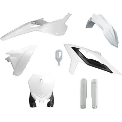Kit décoration moto plastiques Racetech Beta (x6) Blanc TU Unisex - Publicité Kit décoration moto plastiques Racetech Beta (x6) Blanc TU Unisex - Publicité