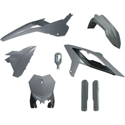 Kit décoration moto plastiques Racetech Beta (x6) Gris TU Unisex - Publicité Kit décoration moto plastiques Racetech Beta (x6) Gris TU Unisex - Publicité