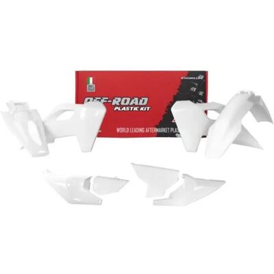 Kit décoration moto plastiques Racetech (x6) Blanc TU Unisex - Publicité Kit décoration moto plastiques Racetech (x6) Blanc TU Unisex - Publicité