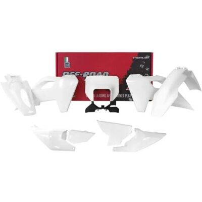 Kit décoration moto plastiques Racetech Husqvarna (x7) Blanc TU Unisex - Publicité Kit décoration moto plastiques Racetech Husqvarna (x7) Blanc TU Unisex - Publicité