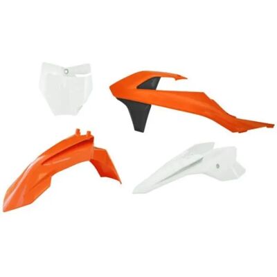 Kit décoration moto plastiques Racetech KTM (x4) Orange TU Unisex - Publicité Kit décoration moto plastiques Racetech KTM (x4) Orange TU Unisex - Publicité