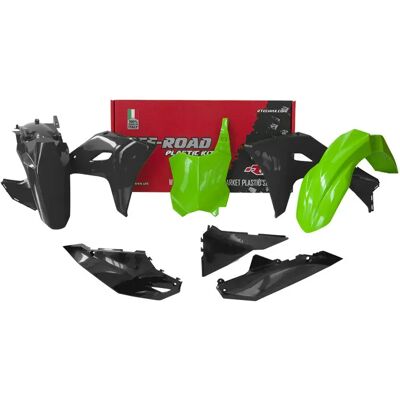 Kit décoration moto plastiques Racetech Replica Kawasaki Vert TU Unisex - Publicité Kit décoration moto plastiques Racetech Replica Kawasaki Vert TU Unisex - Publicité