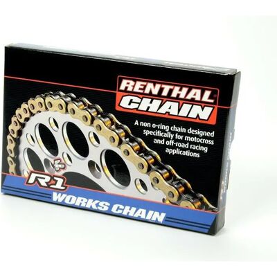 Chaîne de transmission Renthal 520 R1 Works - Unisex - Publicité Chaîne de transmission Renthal 520 R1 Works - Unisex - Publicité