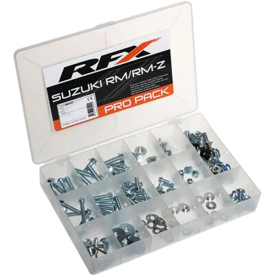 Kit de vis moto RFX Race Series Pro - OEM SUZUKI RM-Z 450 Argenté TU Unisex - Publicité Kit de vis moto RFX Race Series Pro - OEM SUZUKI RM-Z 450 Argenté TU Unisex - Publicité