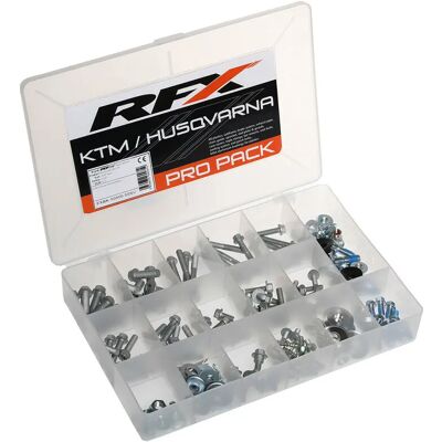 Kit de vis moto RFX Race Series Pro - OEM Gas Gas MC 65 Argenté TU Unisex - Publicité Kit de vis moto RFX Race Series Pro - OEM Gas Gas MC 65 Argenté TU Unisex - Publicité