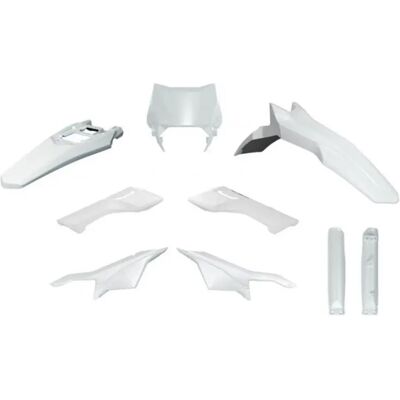 Kit plastique moto Rtech Replica (x6) Blanc TU Unisex - Publicité Kit plastique moto Rtech Replica (x6) Blanc TU Unisex - Publicité