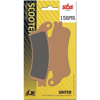 Plaquettes de frein SBS 156 MS Evo Sinter - Publicité Plaquettes de frein SBS 156 MS Evo Sinter - Publicité