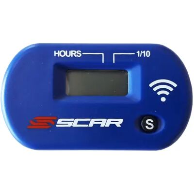 Compteur moto d'heure sans fil avec velcro Scar Bleu TU Unisex - Publicité Compteur moto d'heure sans fil avec velcro Scar Bleu TU Unisex - Publicité