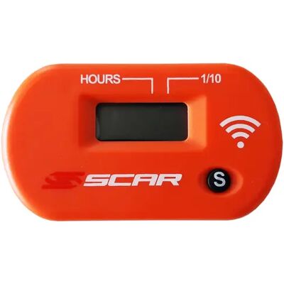 Compteur moto d'heure sans fil avec velcro Scar Orange TU Unisex - Publicité Compteur moto d'heure sans fil avec velcro Scar Orange TU Unisex - Publicité