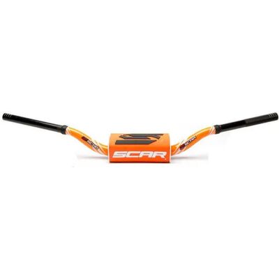 Guidon moto Scar O² Graphic Low Orange 67x760 mm Unisex - Publicité Guidon moto Scar O² Graphic Low Orange 67x760 mm Unisex - Publicité