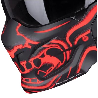Masque moto Scorpion Exo-Combat II Genesis Noir L Unisex - Publicité Masque moto Scorpion Exo-Combat II Genesis Noir L Unisex - Publicité