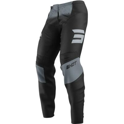 Pantalon de Motocross Shot Race Gear Devo Blast - Noir-Gris - Publicité Pantalon de Motocross Shot Race Gear Devo Blast - Noir-Gris - Publicité