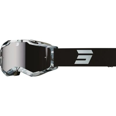 Lunettes moto cross Shot Race Gear Iris 2.0 Gris TU Unisex - Publicité Lunettes moto cross Shot Race Gear Iris 2.0 Gris TU Unisex - Publicité