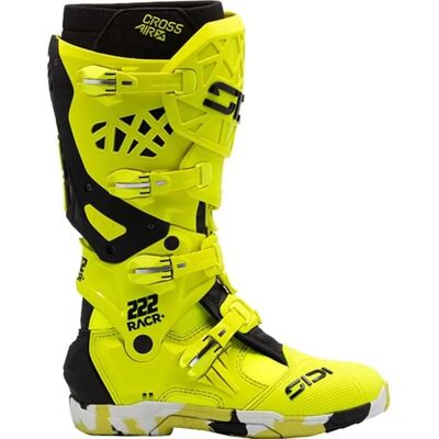 Bottes moto cross Sidi Crossair X Jaune 44 Unisex - Publicité Bottes moto cross Sidi Crossair X Jaune 44 Unisex - Publicité