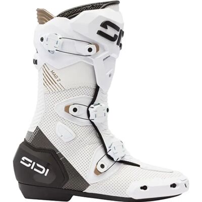 Bottes moto Sidi Mag 2 Air Blanc 45 Unisex - Publicité Bottes moto Sidi Mag 2 Air Blanc 45 Unisex - Publicité