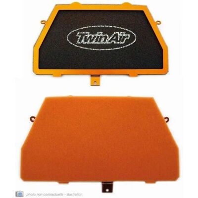 Filtre à air moto pré-huilé résistant au feu Twin Air Orange TU Unisex - Publicité Filtre à air moto pré-huilé résistant au feu Twin Air Orange TU Unisex - Publicité