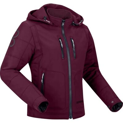 Blouson moto femme Bering Scoop Rouge 48 Female - Publicité Blouson moto femme Bering Scoop Rouge 48 Female - Publicité