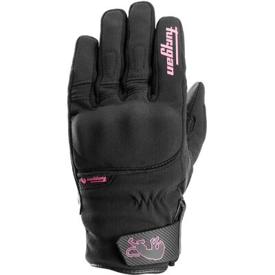 Furygan - Jet Lady All Seasons D3O Evo - Noir Rose - Gloves - Publicité Furygan - Jet Lady All Seasons D3O Evo - Noir Rose - Gloves - Publicité