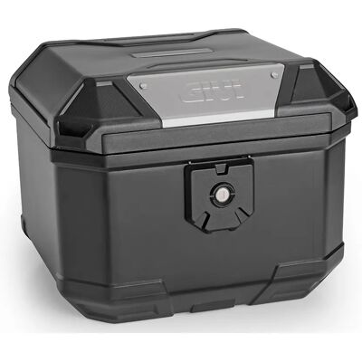 Top case moto finition alu avec feutrine intérieur Givi Monolock Noir 38 L Unisex - Publicité Top case moto finition alu avec feutrine intérieur Givi Monolock Noir 38 L Unisex - Publicité