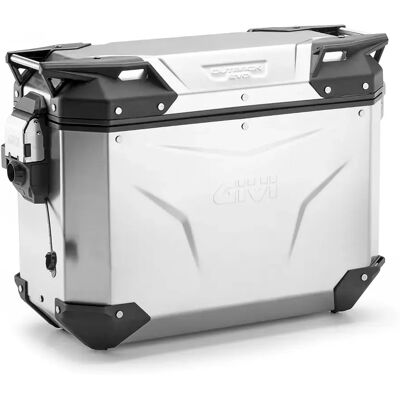 Valise latérale Givi Trekker Outback Evo 37L - Aluminium - Publicité Valise latérale Givi Trekker Outback Evo 37L - Aluminium - Publicité