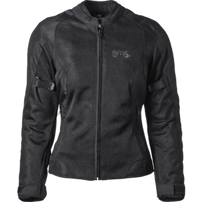 Veste moto femme GMS FiftySix.7 Noir 5XL Female - Publicité Veste moto femme GMS FiftySix.7 Noir 5XL Female - Publicité