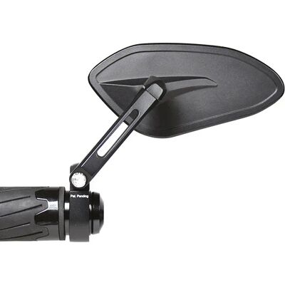 Paire de rétroviseur motos Chaft graham handle Noir TU Unisex - Publicité Paire de rétroviseur motos Chaft graham handle Noir TU Unisex - Publicité
