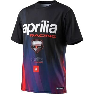 T-shirt Ixon Ts3 Aprilia 26 Noir 3XL Male - Publicité T-shirt Ixon Ts3 Aprilia 26 Noir 3XL Male - Publicité