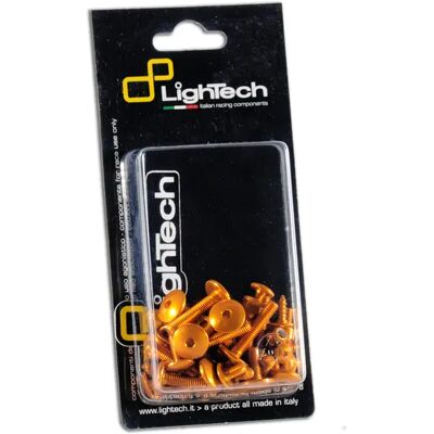 Kit de vis moto moteur Lightech (x32) Doré TU Unisex - Publicité Kit de vis moto moteur Lightech (x32) Doré TU Unisex - Publicité
