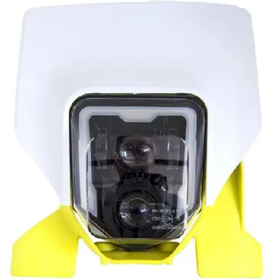 Rtech Plaque de phare de moto R-Tech HSQ Blanc TU Unisex - Publicité Rtech Plaque de phare de moto R-Tech HSQ Blanc TU Unisex - Publicité
